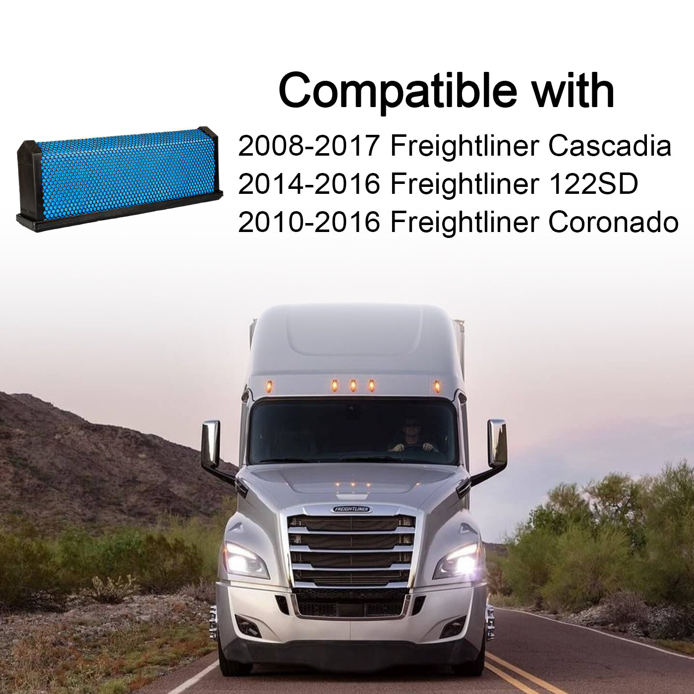 アテナ AF27879 Air Filter | Fits 2008-2017 Freightliner Cascadia