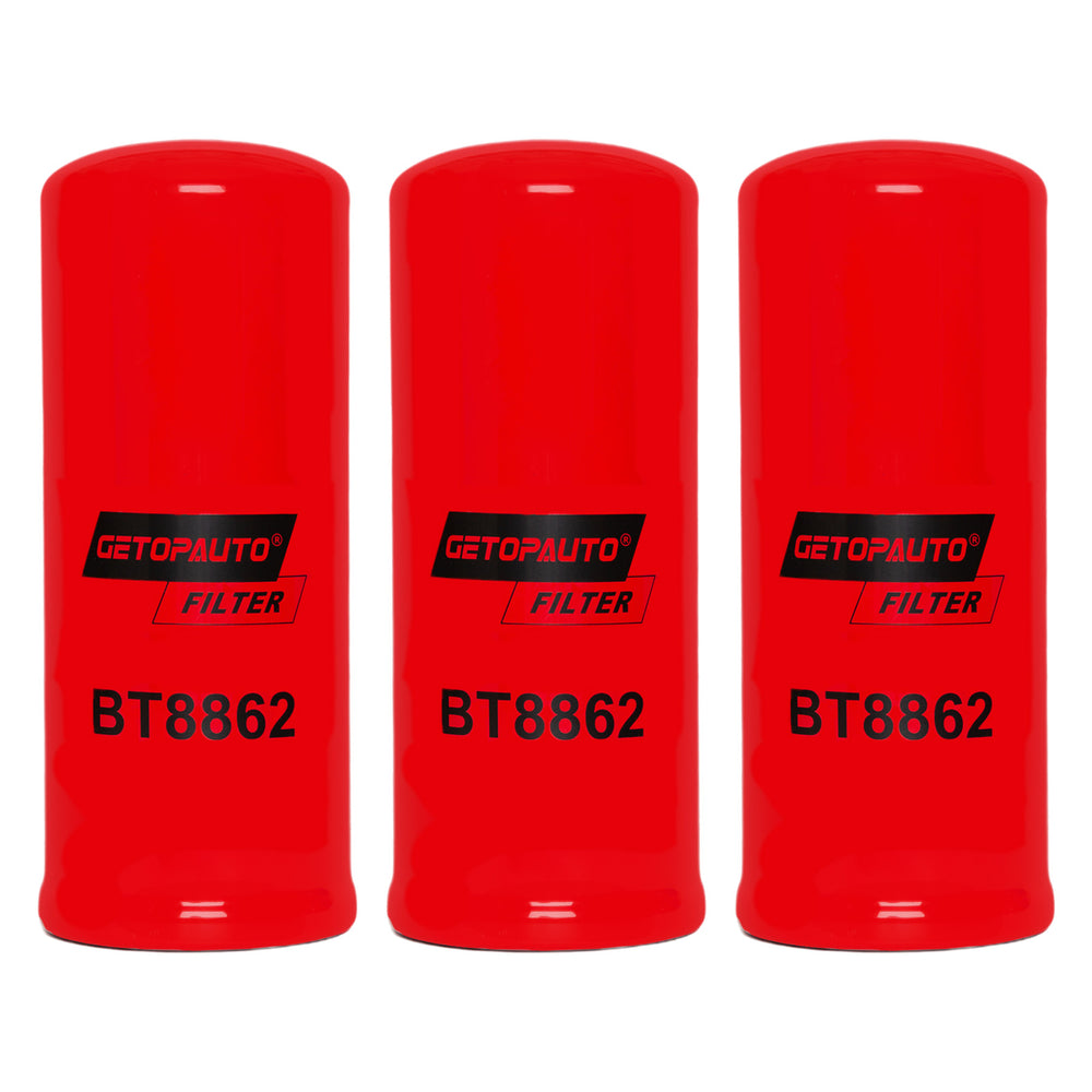 
                      
                        3Pcs BT8862 Hydraulic Oil Filter BT8850-MPG BT8851-MPG HF6553 P164378 P164384 1G-8878 51495 51494 6598903 666881
                      
                    