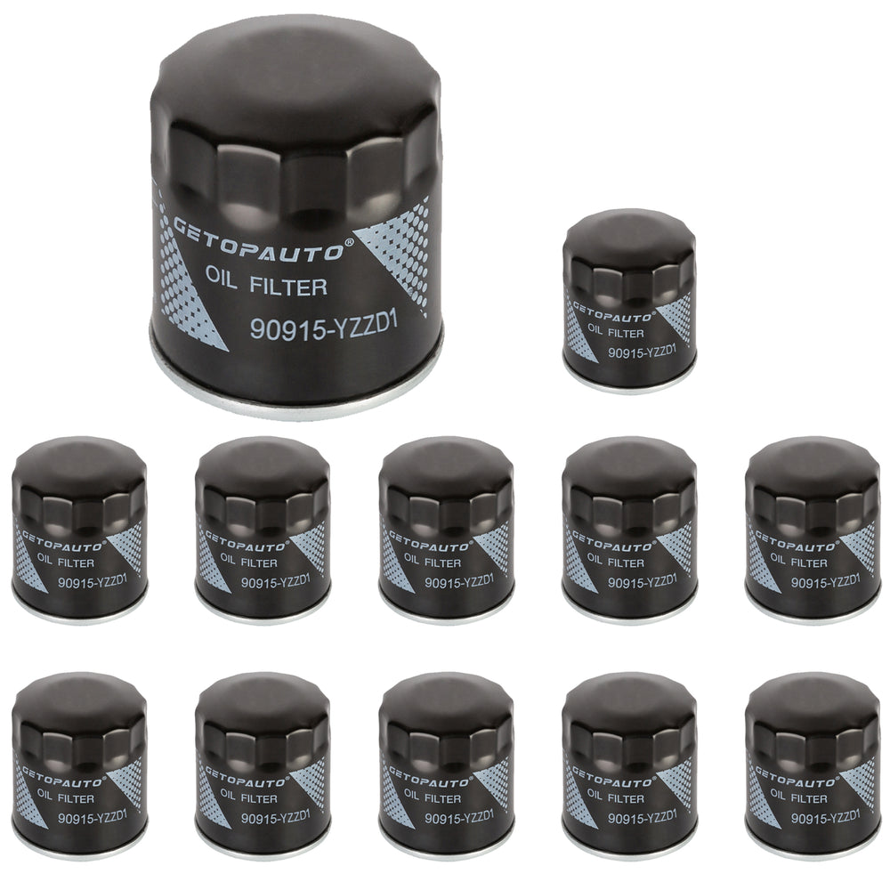 90915-YZZD1 Engine Oil Filter Compatible with TOYOTA 4Runner Avalon Camry Supra T100 Tacoma LEXUS ES300 GS300 RX300(set of 12)