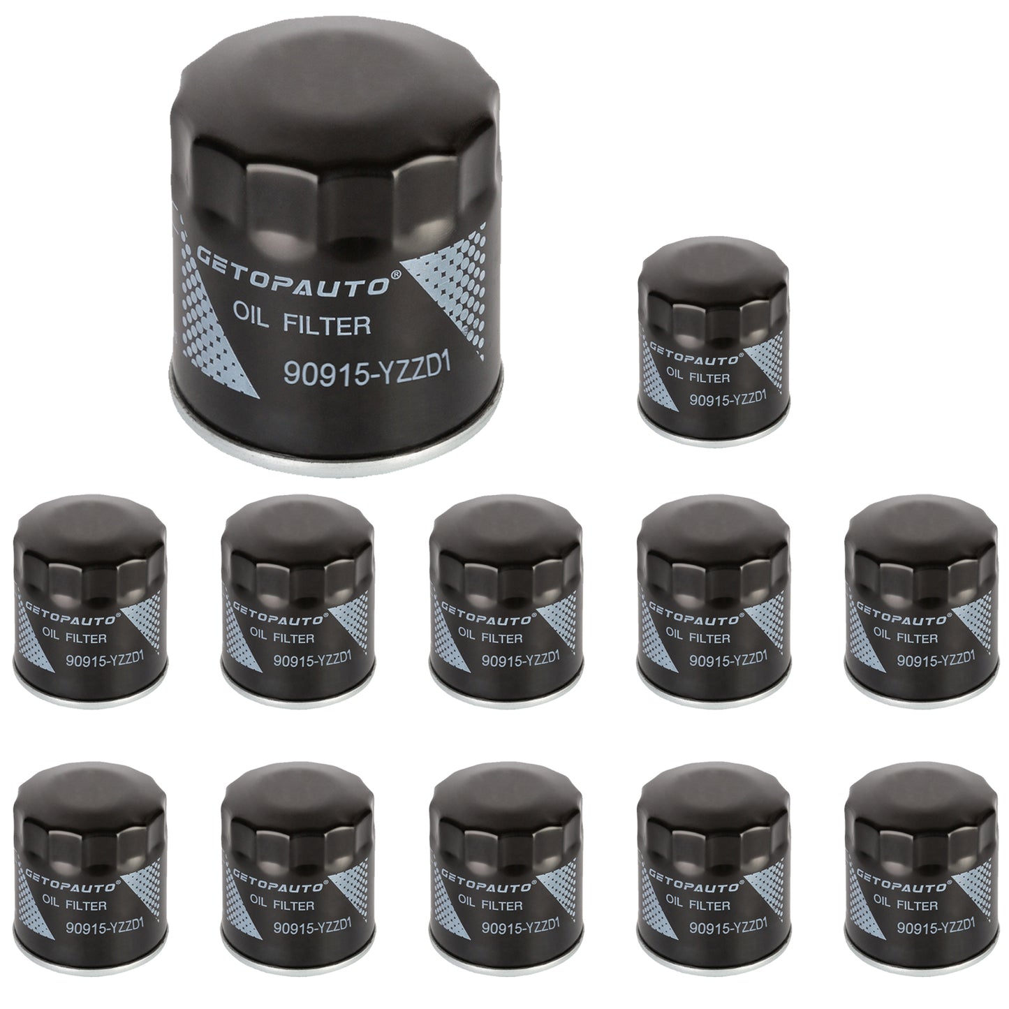90915-YZZD1 Engine Oil Filter Compatible with TOYOTA 4Runner Avalon Camry Supra T100 Tacoma LEXUS ES300 GS300 RX300(set of 12)