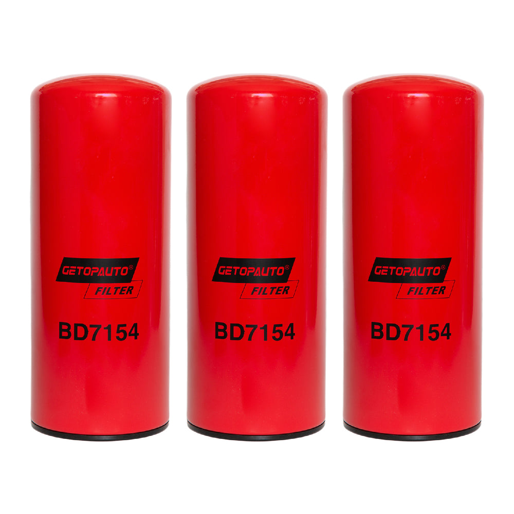 3PCS BD7154 Oil Filter Replace 4367100 LF9080 P559000 LF9001 LF14000NN 57746XD 600-211-1340 LFP9001 LF9011 BD50000 Compatible with ISX ISM QSX QSM QST X15 M11 Diesel Engines