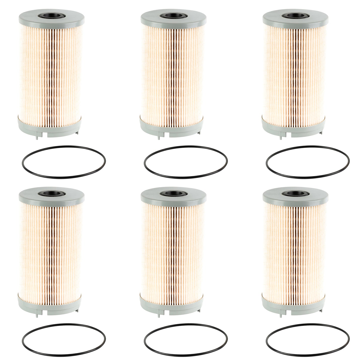 6Pcs K37-1009 Fuel Filter Fit for Kenworth Peterbilt Replaces PF9929